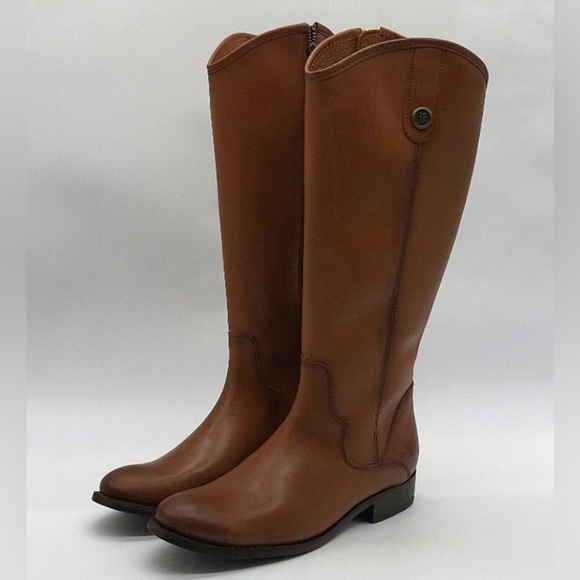 275- Frye Marissa Medallion Cognac Color Size 6 M NWT - Picture 2 of 9